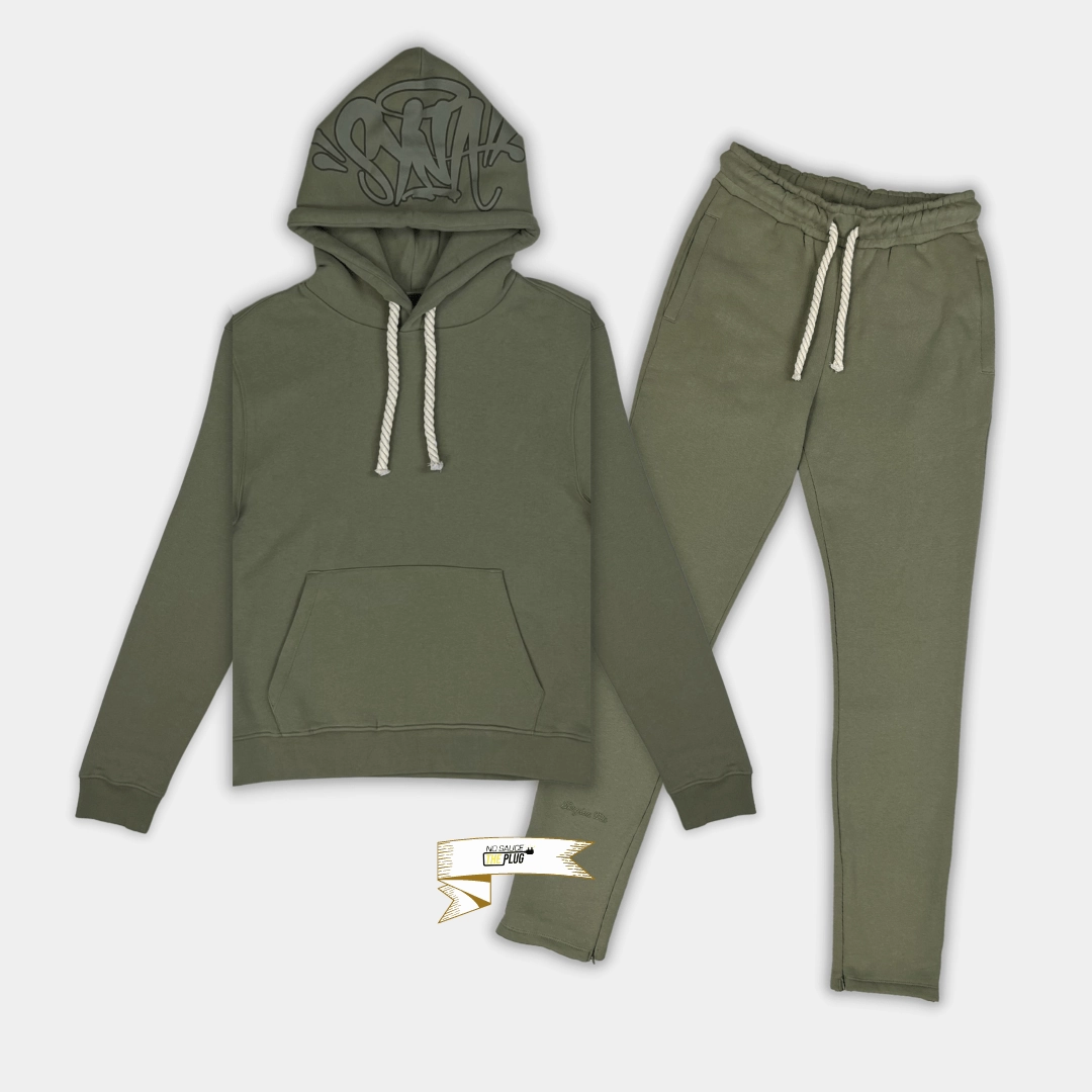 look Syna Logo Tracksuit - Sage