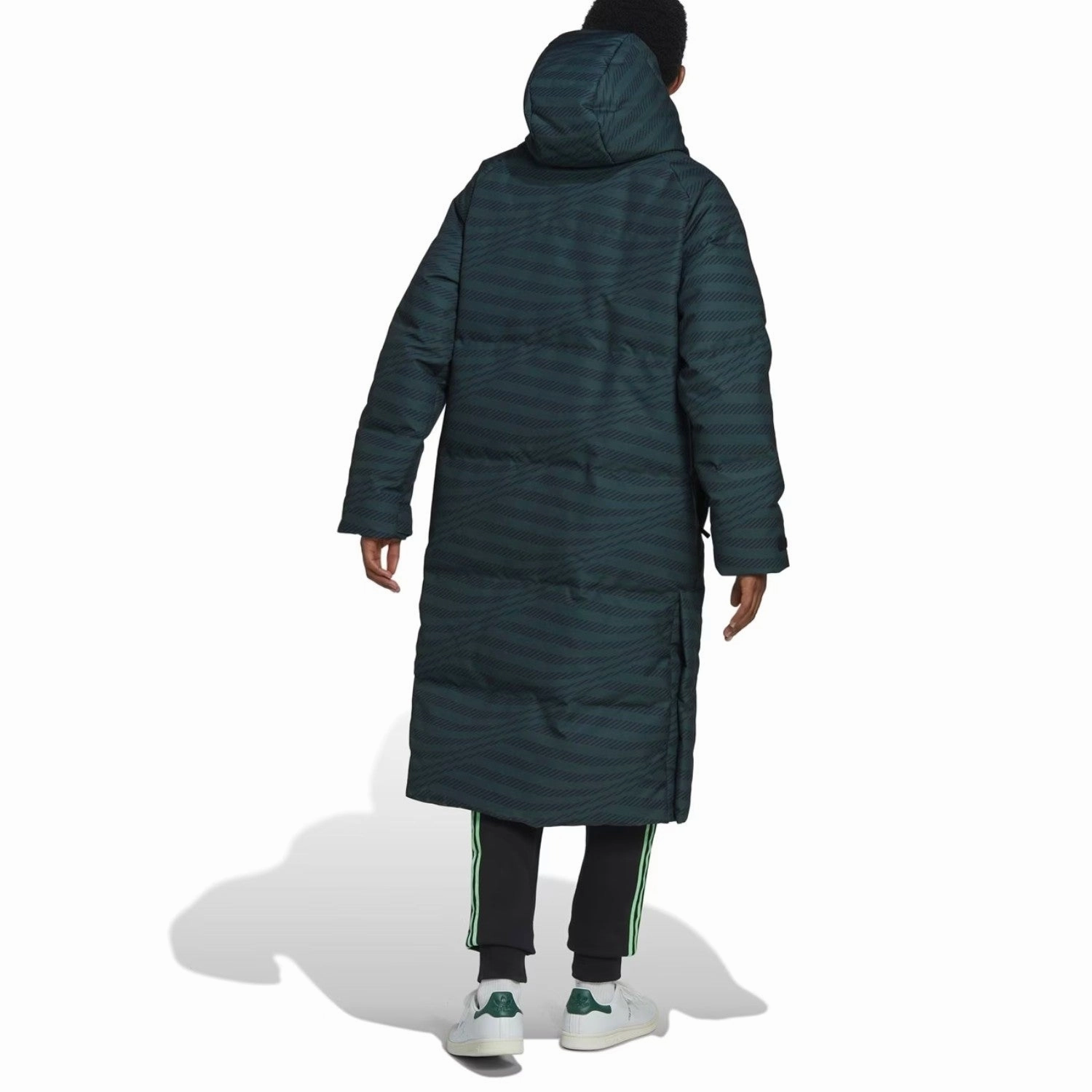 Real Madrid UCL padded down long jacket 2023 - Adidas Cold-resistant wind-resistant