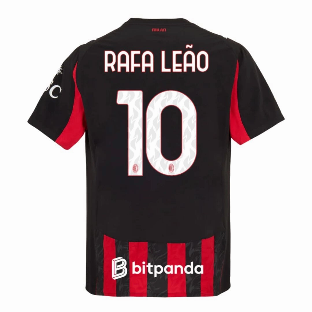 AC Milan 25/26 Home Jersey Authentic Premium Quality Stitching UV Protection Finish