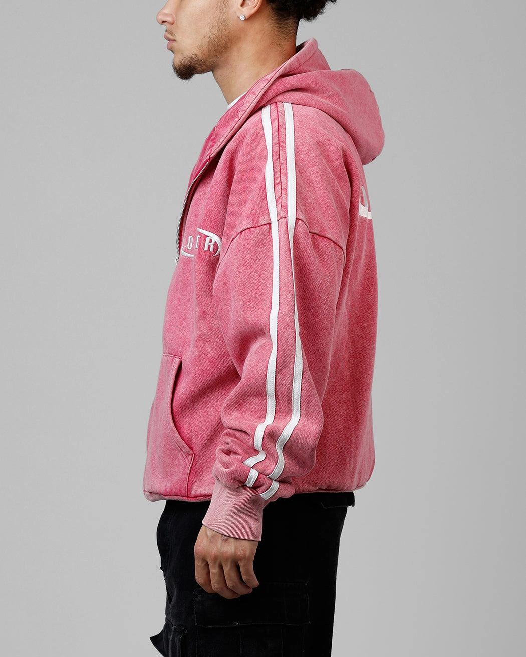 Loiter Night Vision Hoodie Washed Purple practice session popular in Europe