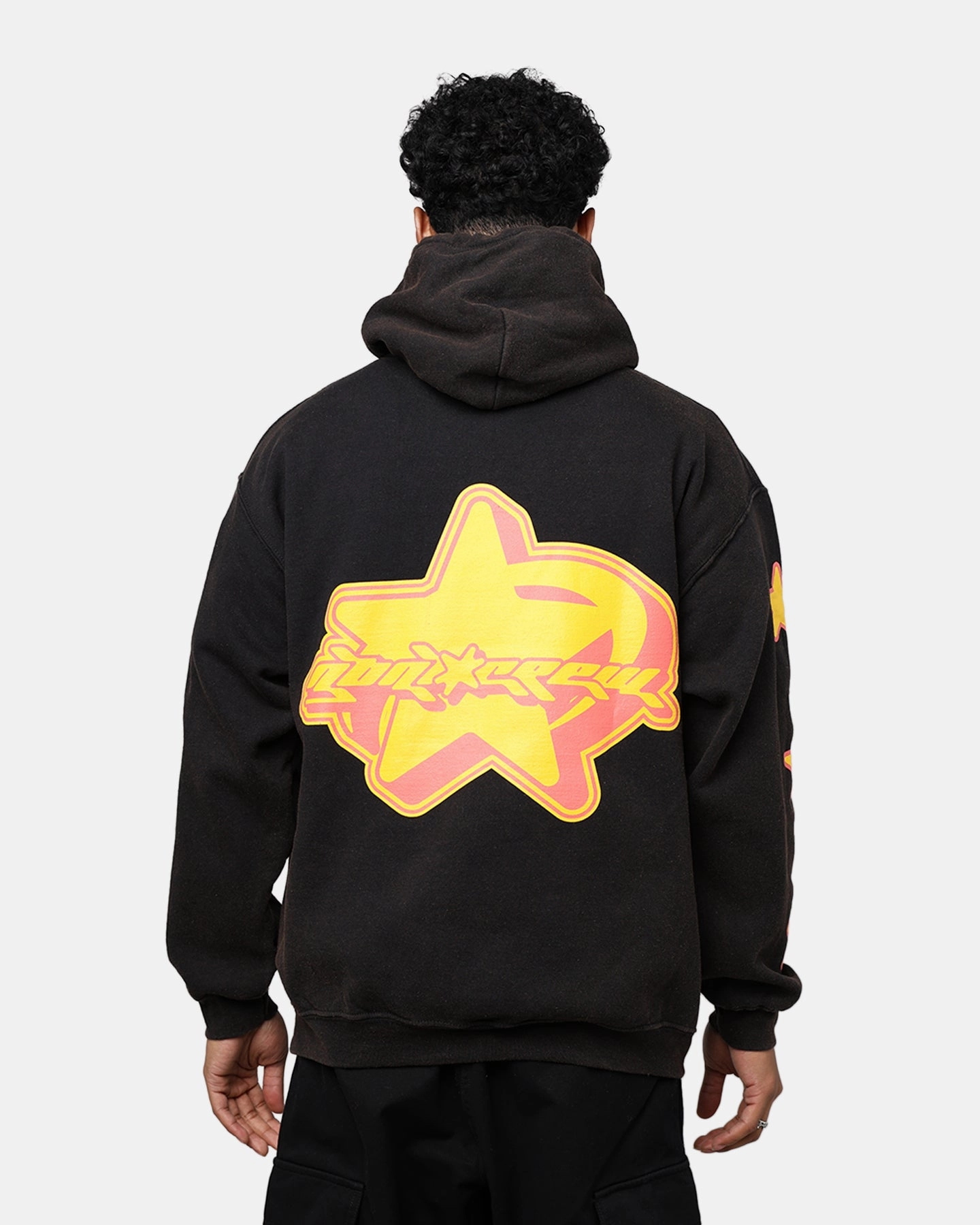 Goat Crew Y2K Star Hoodie Black Heavy Duty Zippers platform