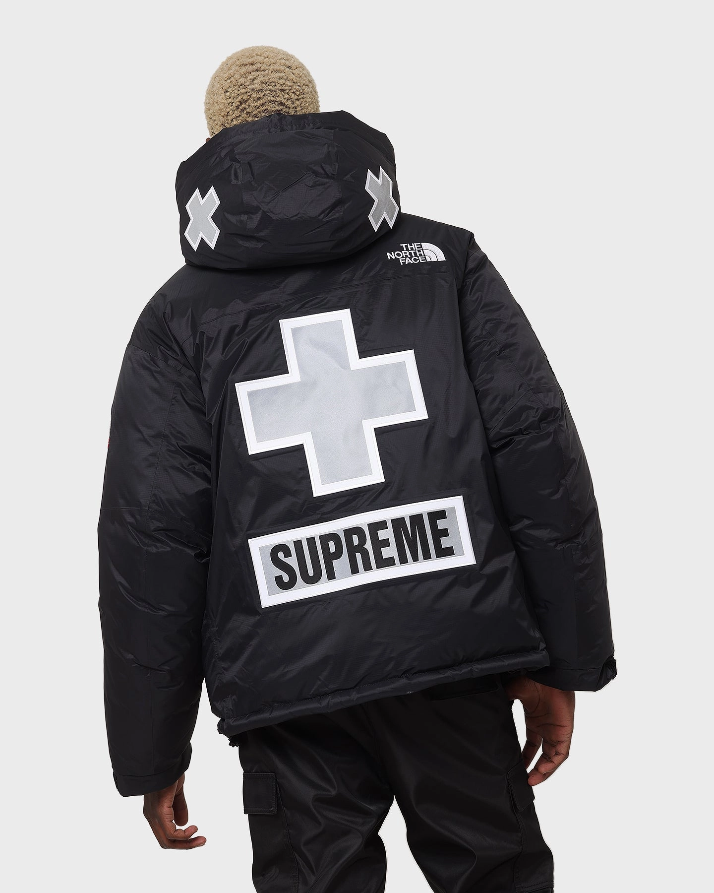 Supreme X The North Face Summit Baltoro Jacket Black Target HighCollar Design