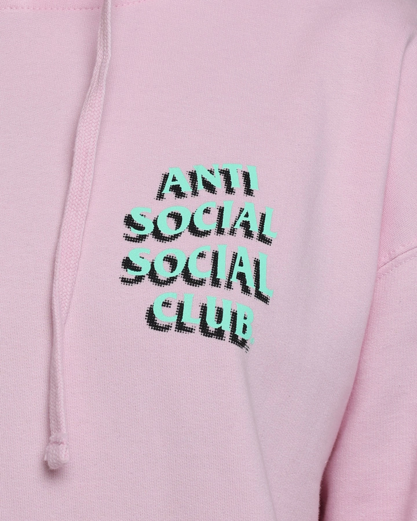Anti Social Social Club Toned Down Hoodie Pink rainy