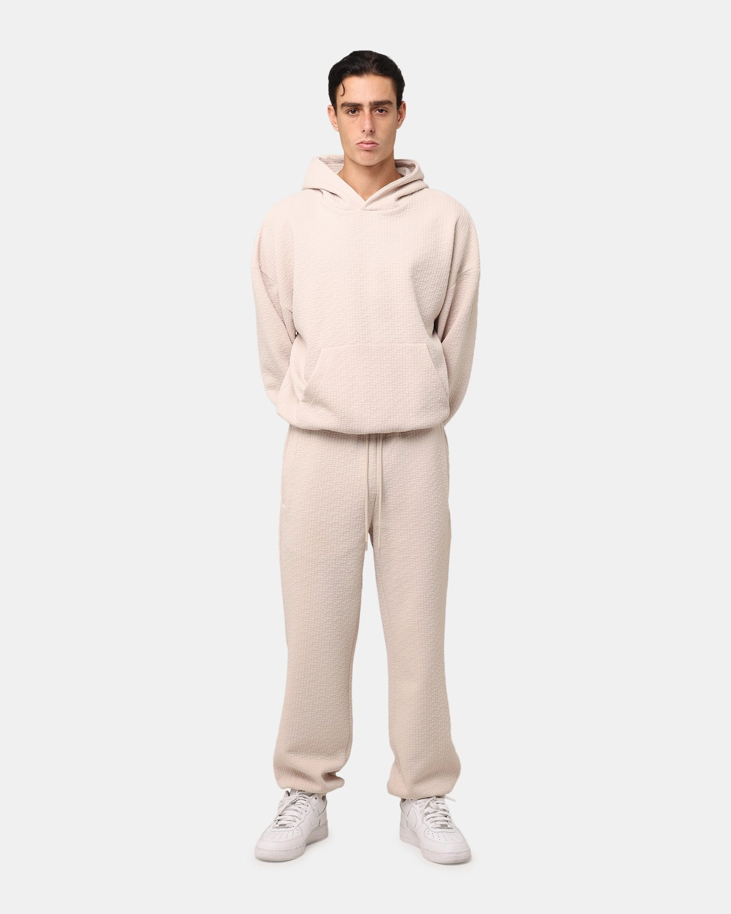 XXIII Pebble Textured Sweatpants Stone Wrinkle resistant fabric Stretchable Wear