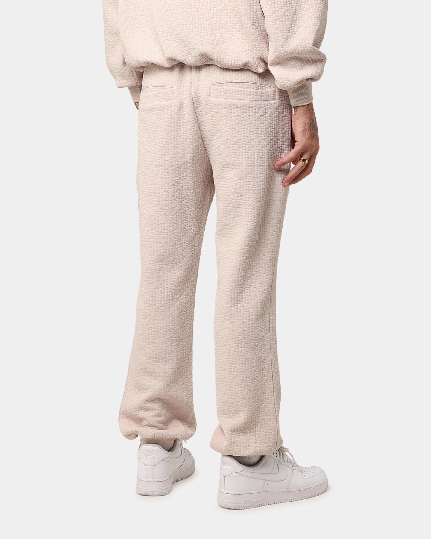 Lightweight Design XXIII Pebble Textured Sweatpants Stone