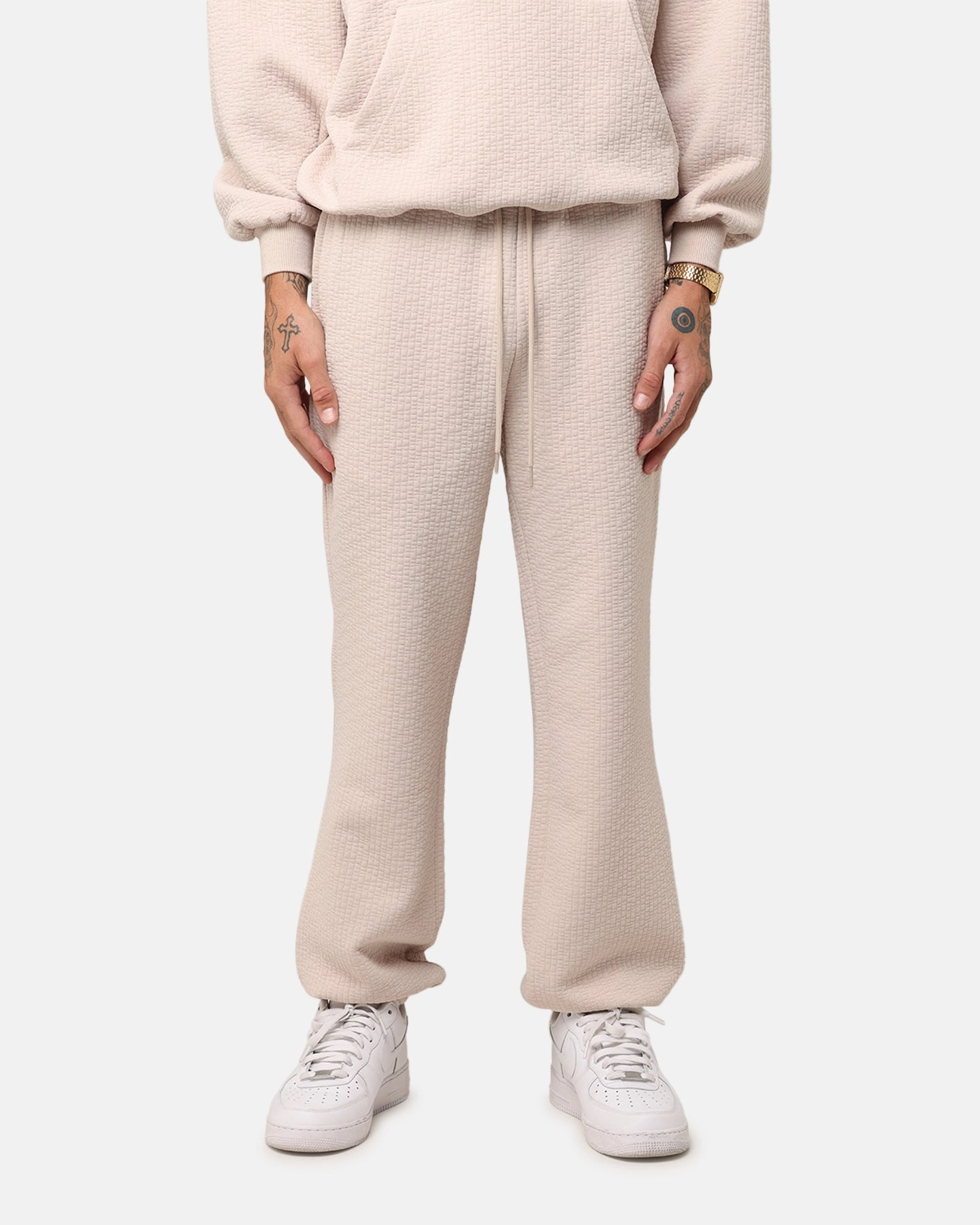 XXIII Pebble Textured Sweatpants Stone Abrasion Resistant Surface Abrasion Resistant Fabric