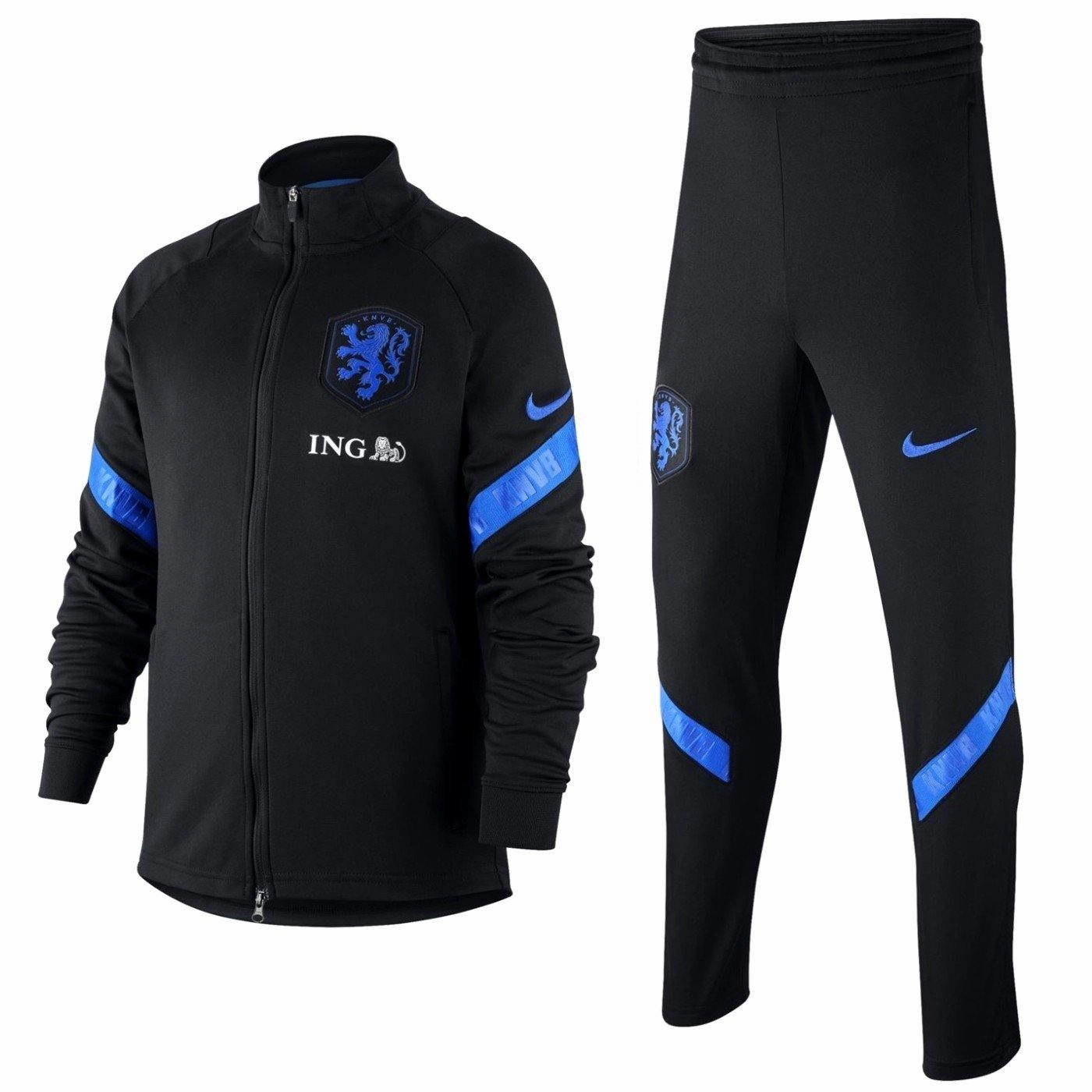 AntiChafe Design Kids - Netherlands training presentation Soccer tracksuit 2020/21 - Nike