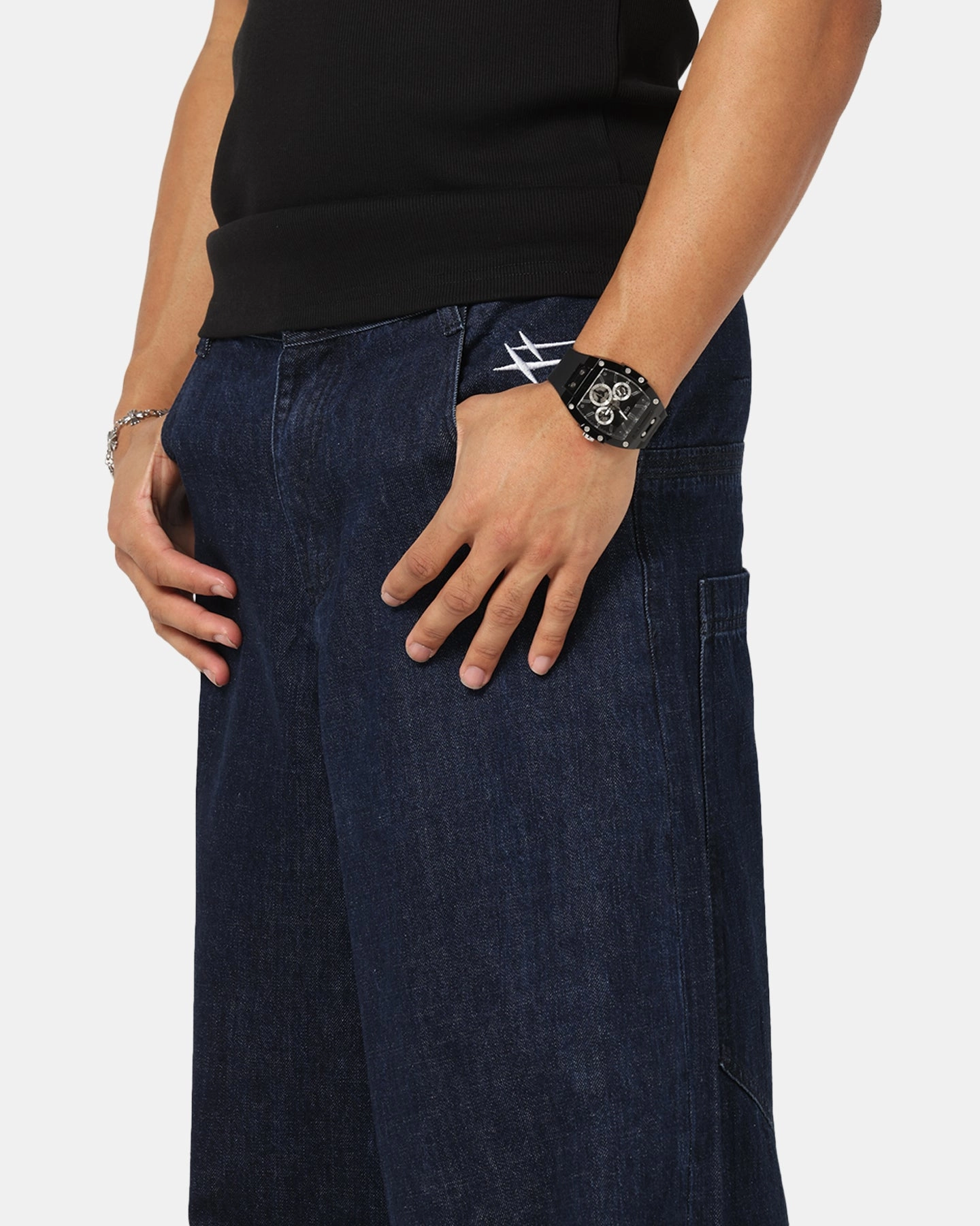 Loiter Skate Jeans Dark Indigo UltraSoftLining