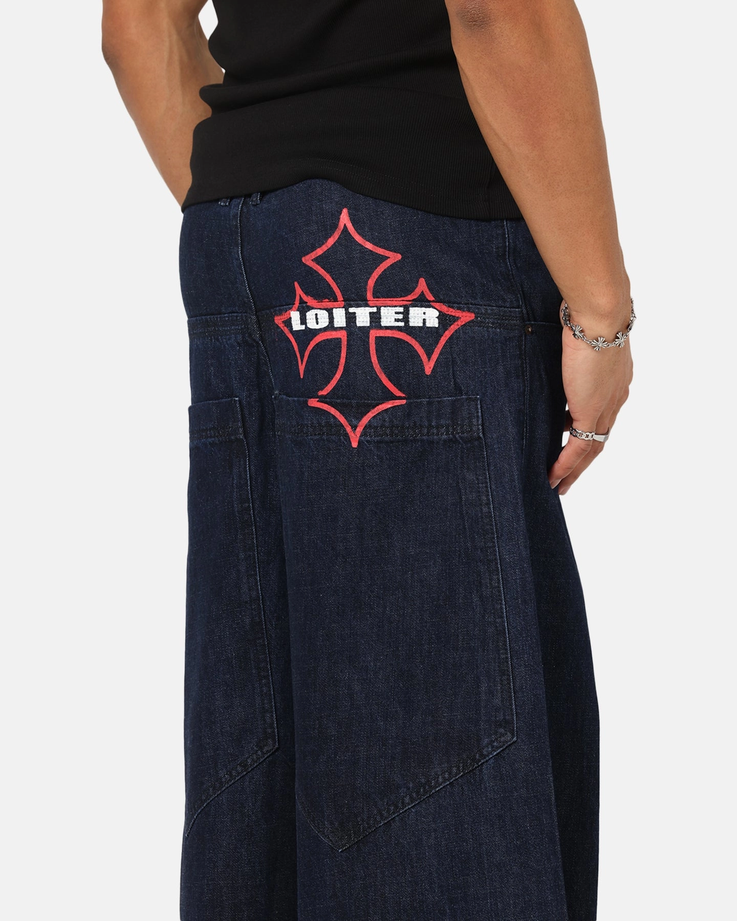 Wool blend Loiter Skate Jeans Dark Indigo