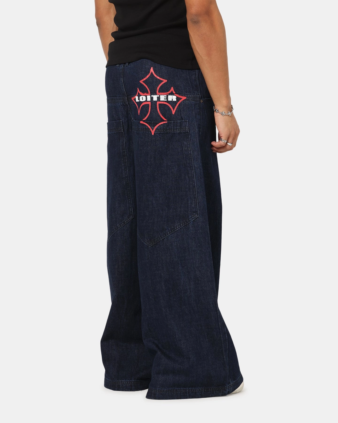 Training Wear Loiter Skate Jeans Dark Indigo