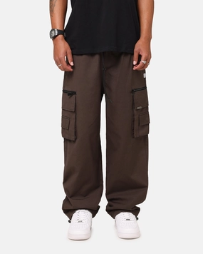 Decorative stitching Odor Control Tech Carre Tactic Cargo Joggers Brown