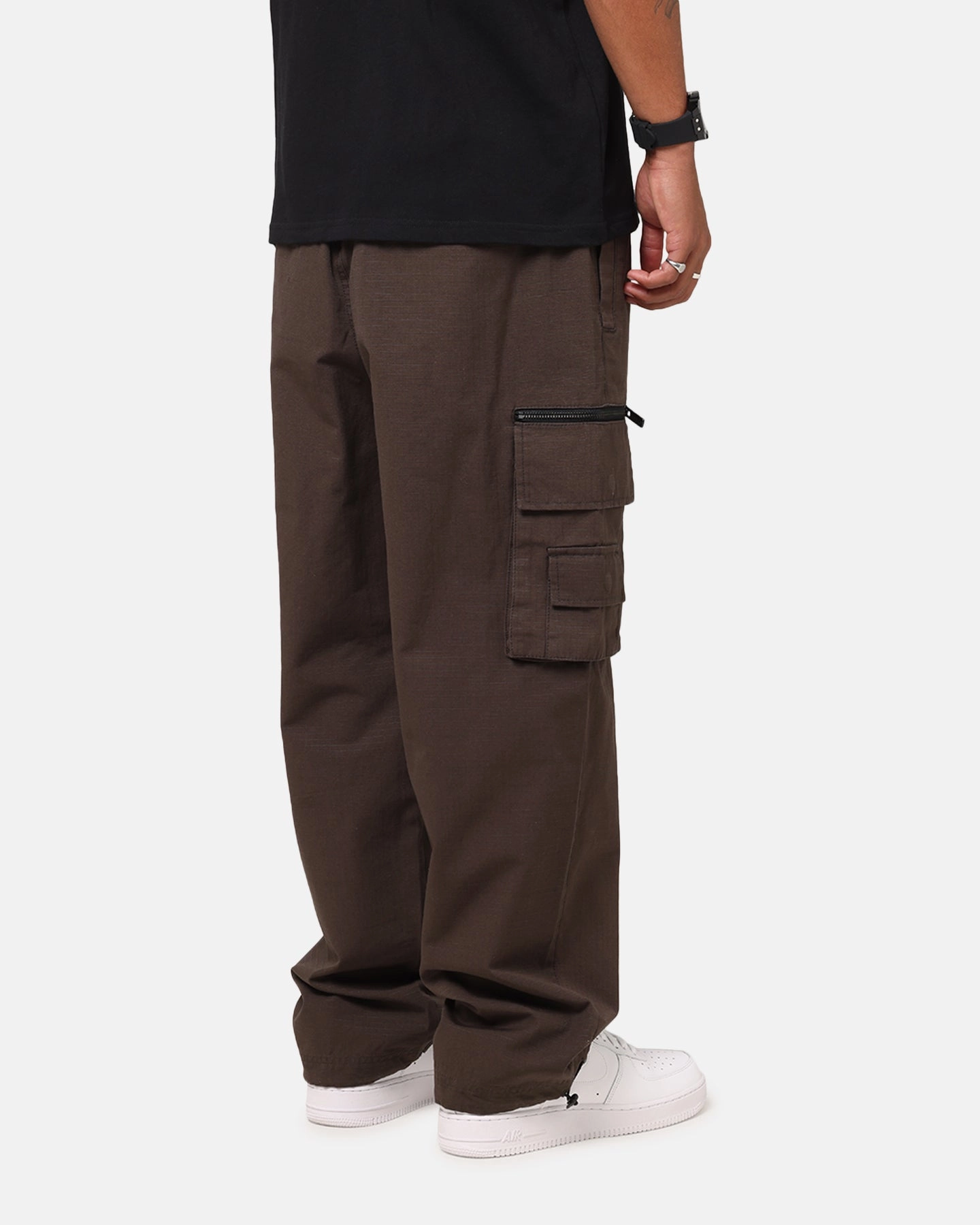 Carre Tactic Cargo Joggers Brown Relaxed Design Sport Performance