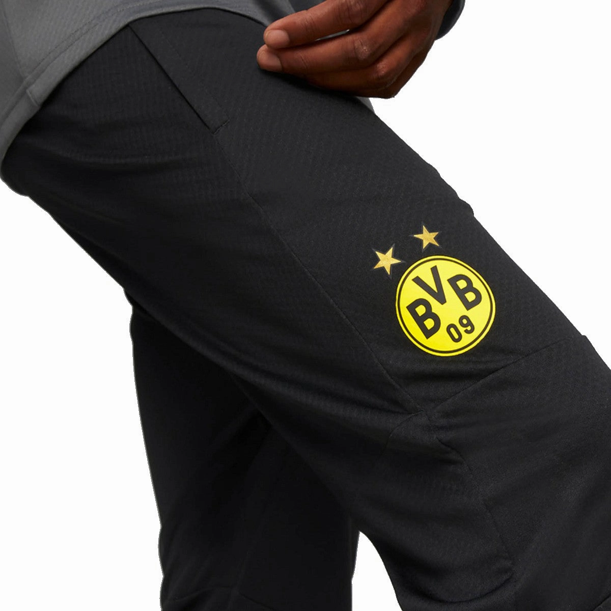 BVB Borussia Dortmund grey bench training tracksuit 2022/23 - Puma WaterResistantTrim