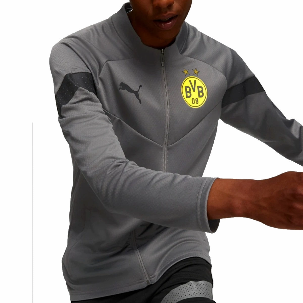 Purse BVB Borussia Dortmund grey bench training tracksuit 2022/23 - Puma