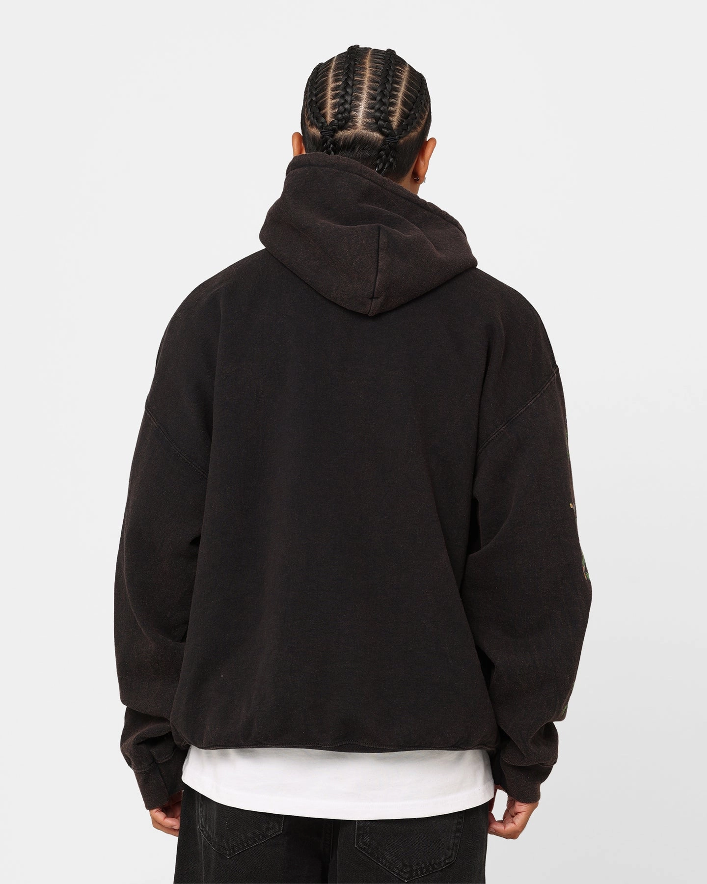 Goat Crew X Teenage Mutant Ninja Turtles Mutant Mayhem Vintage Hoodie Black Hidden Zipper Closure