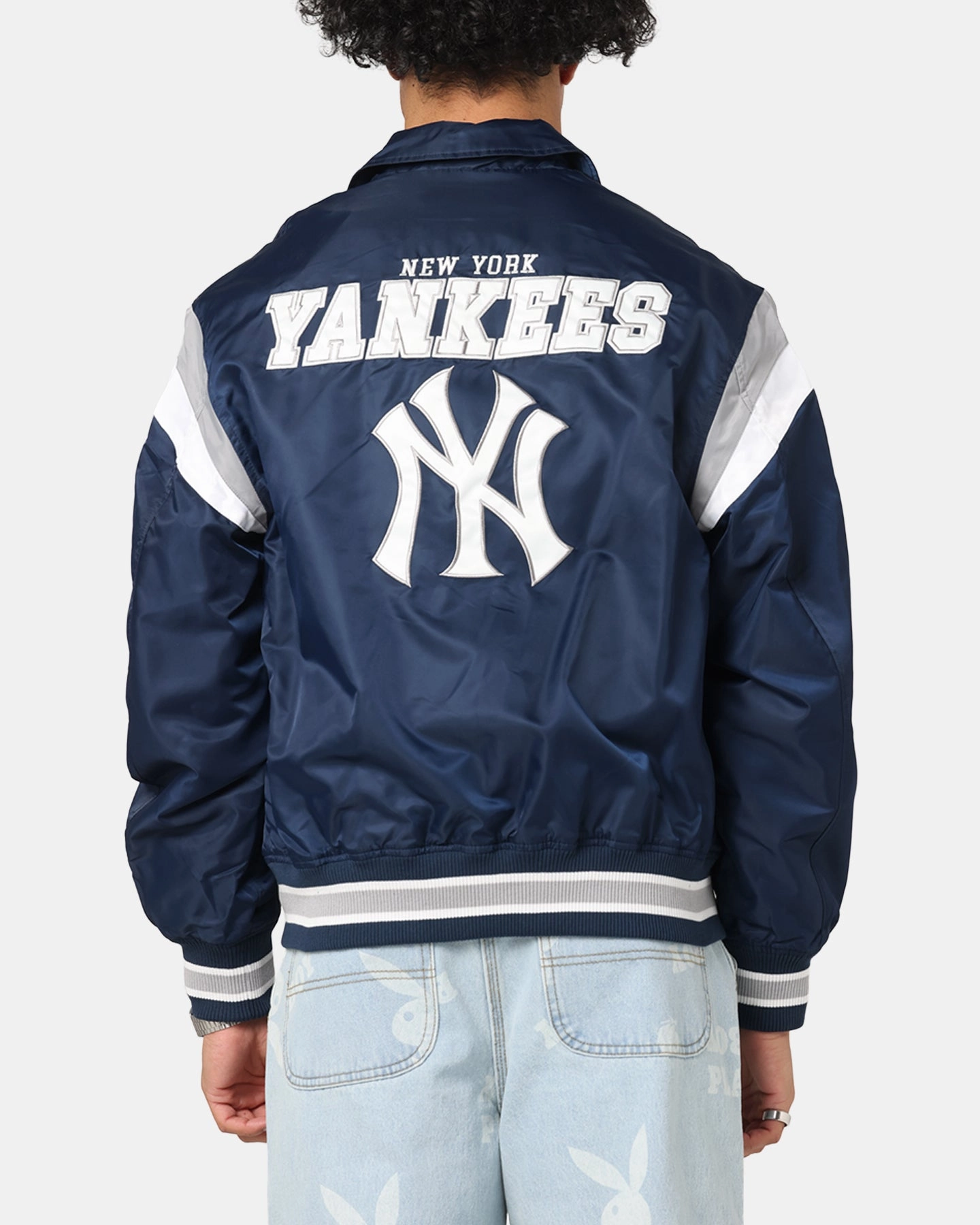 New Era New York Yankees MLB Retro Stadium Jacket Navy family gathering