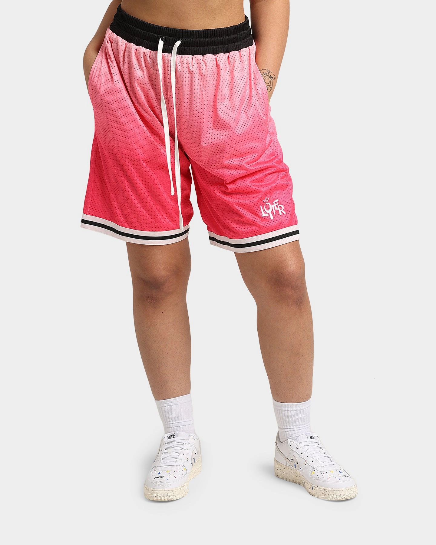 Loiter Gradient Basketball Shorts Pink Value for Money