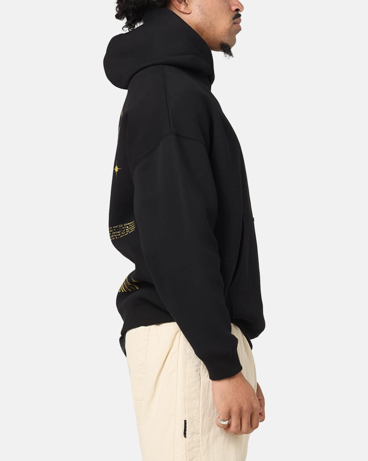 Saint Morta Realm Of Return Boxy Hoodie Black Lifestyle Apparel Wellness wear