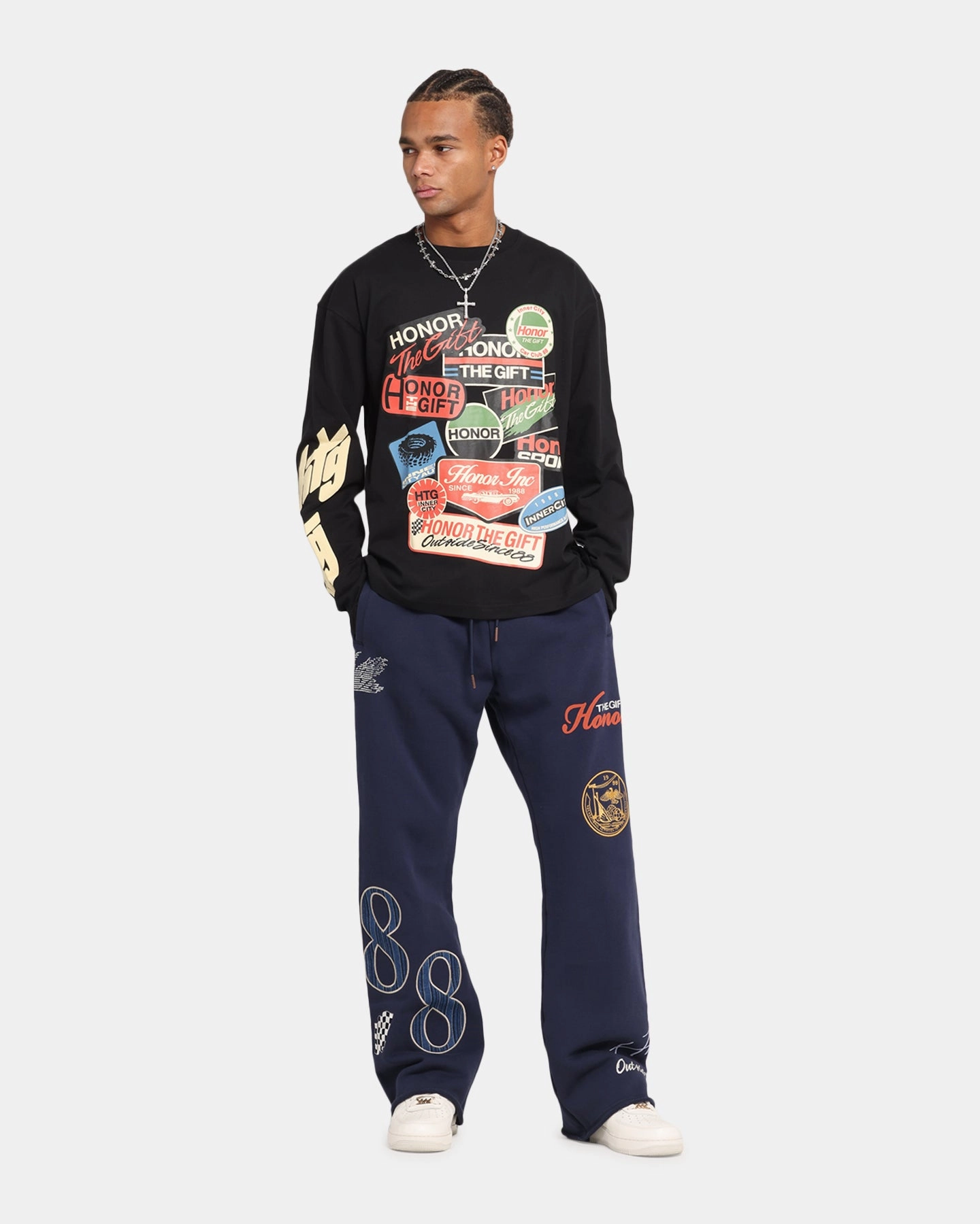 Anti Static Finish Honor The Gift Fuel Long Sleeve T-Shirt Black