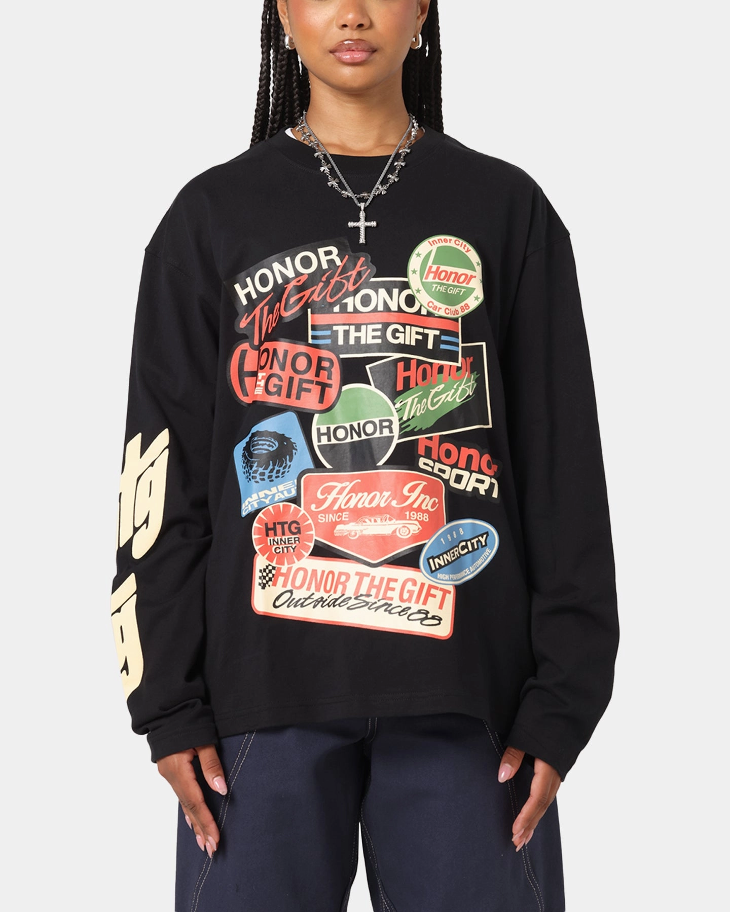 NonIrritatingTags Honor The Gift Fuel Long Sleeve T-Shirt Black