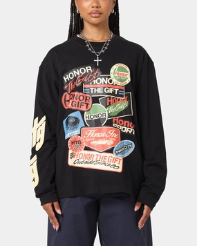 NonIrritatingTags Honor The Gift Fuel Long Sleeve T-Shirt Black