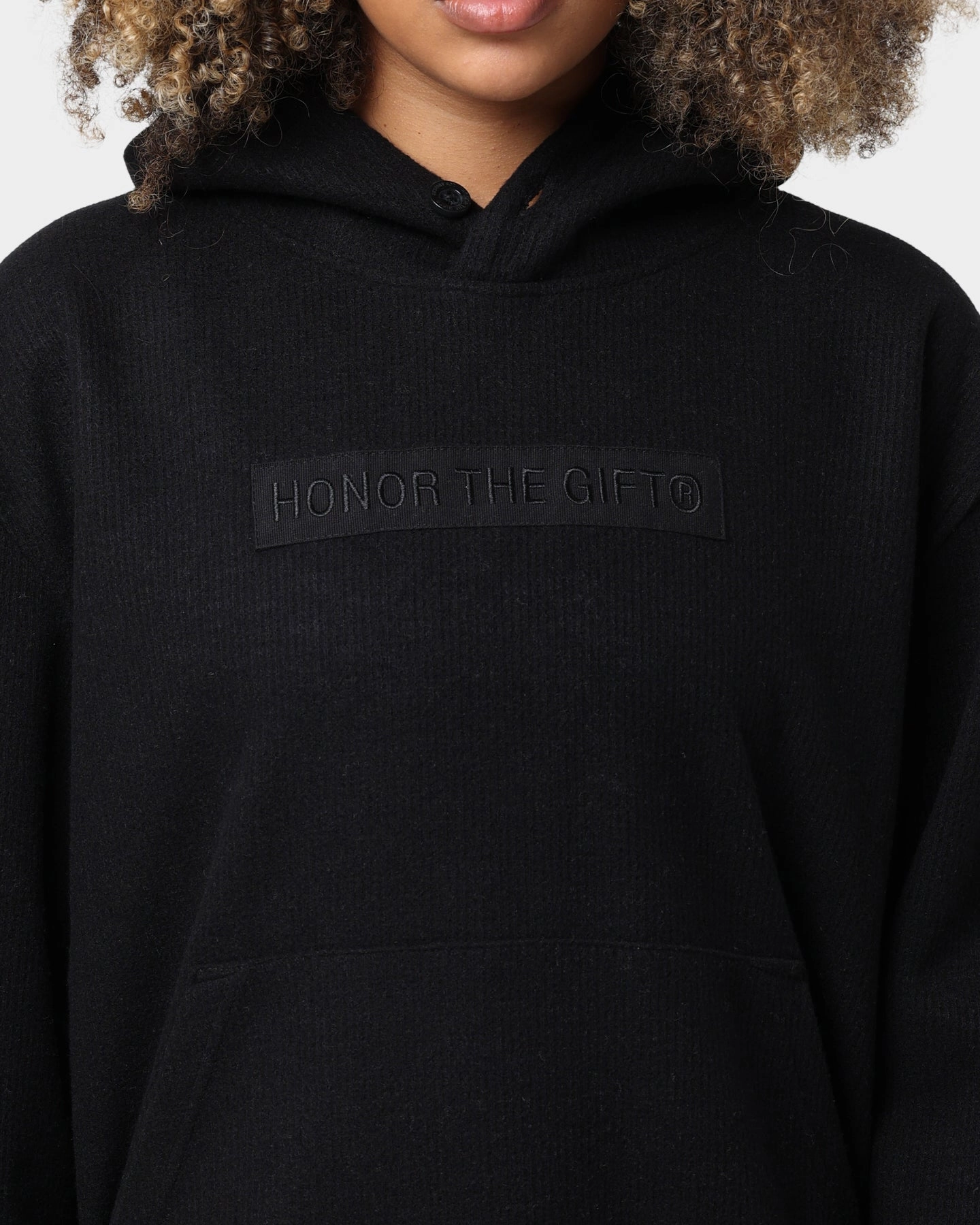 Wind Control Honor The Gift Howard Knit Hoodie Black