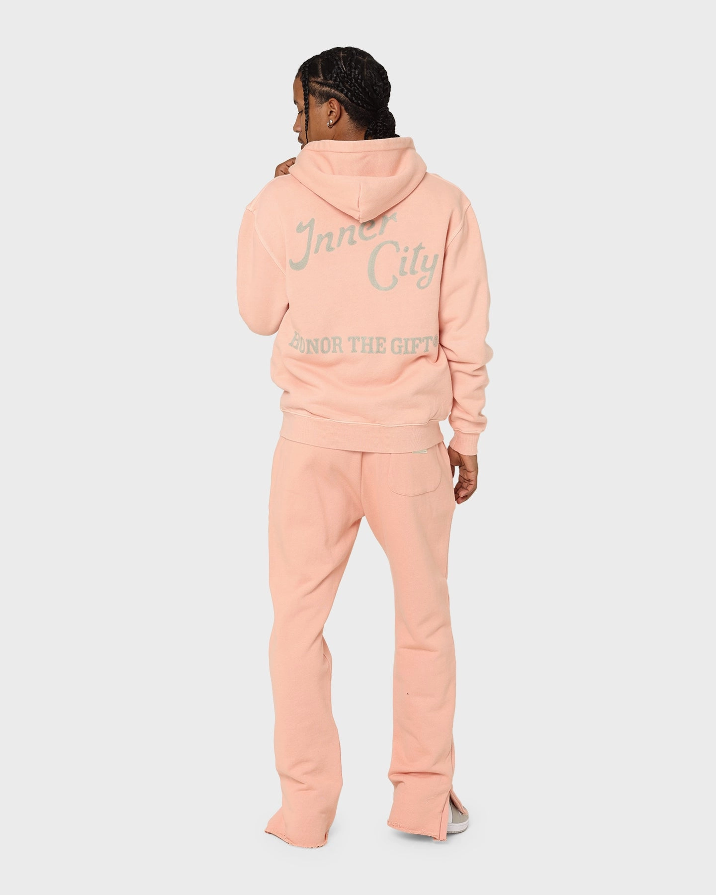 train journey Honor The Gift Neighborhood Hoodie Peach