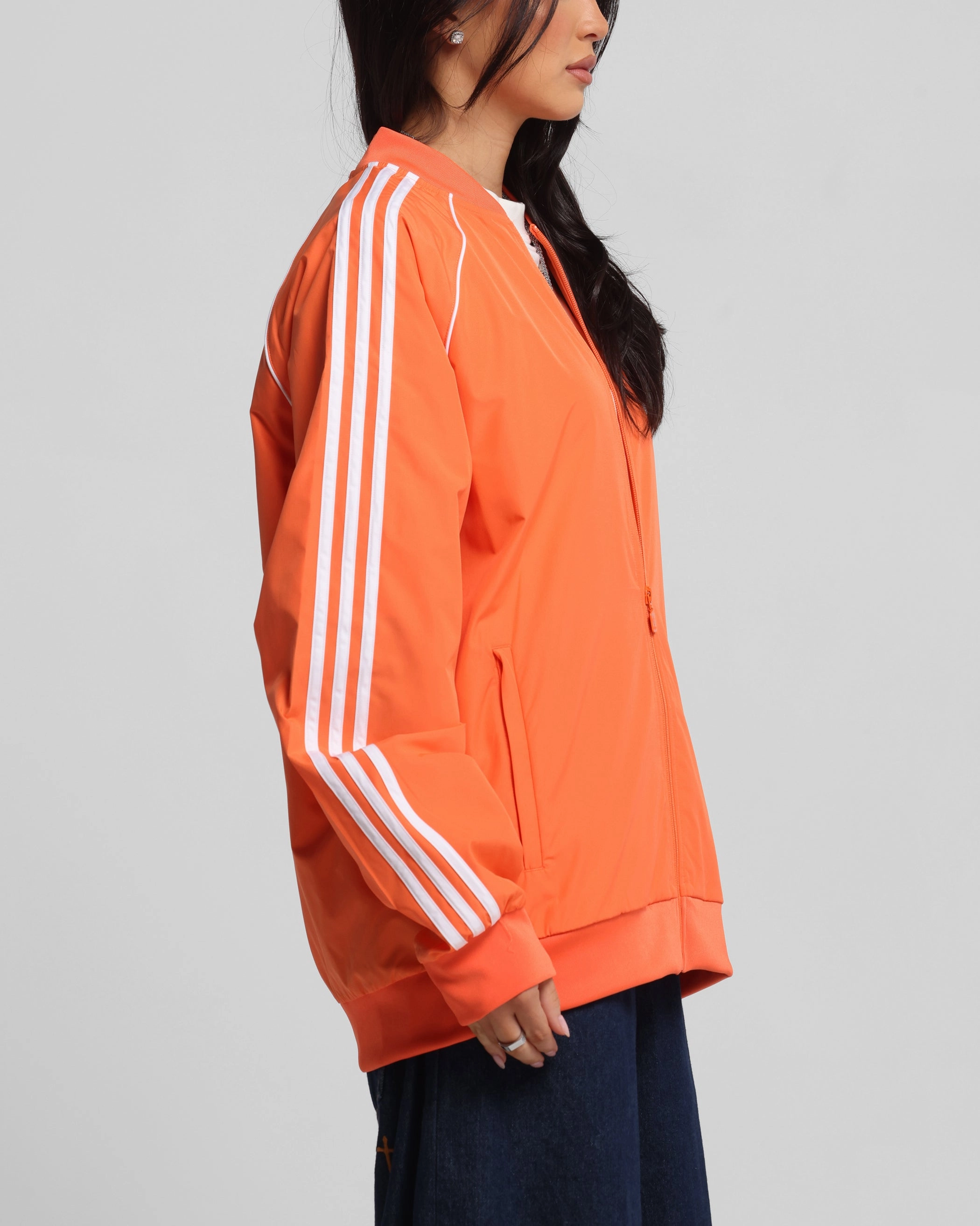 Adidas Archive Track Jacket Orange Sale WindproofConstruction