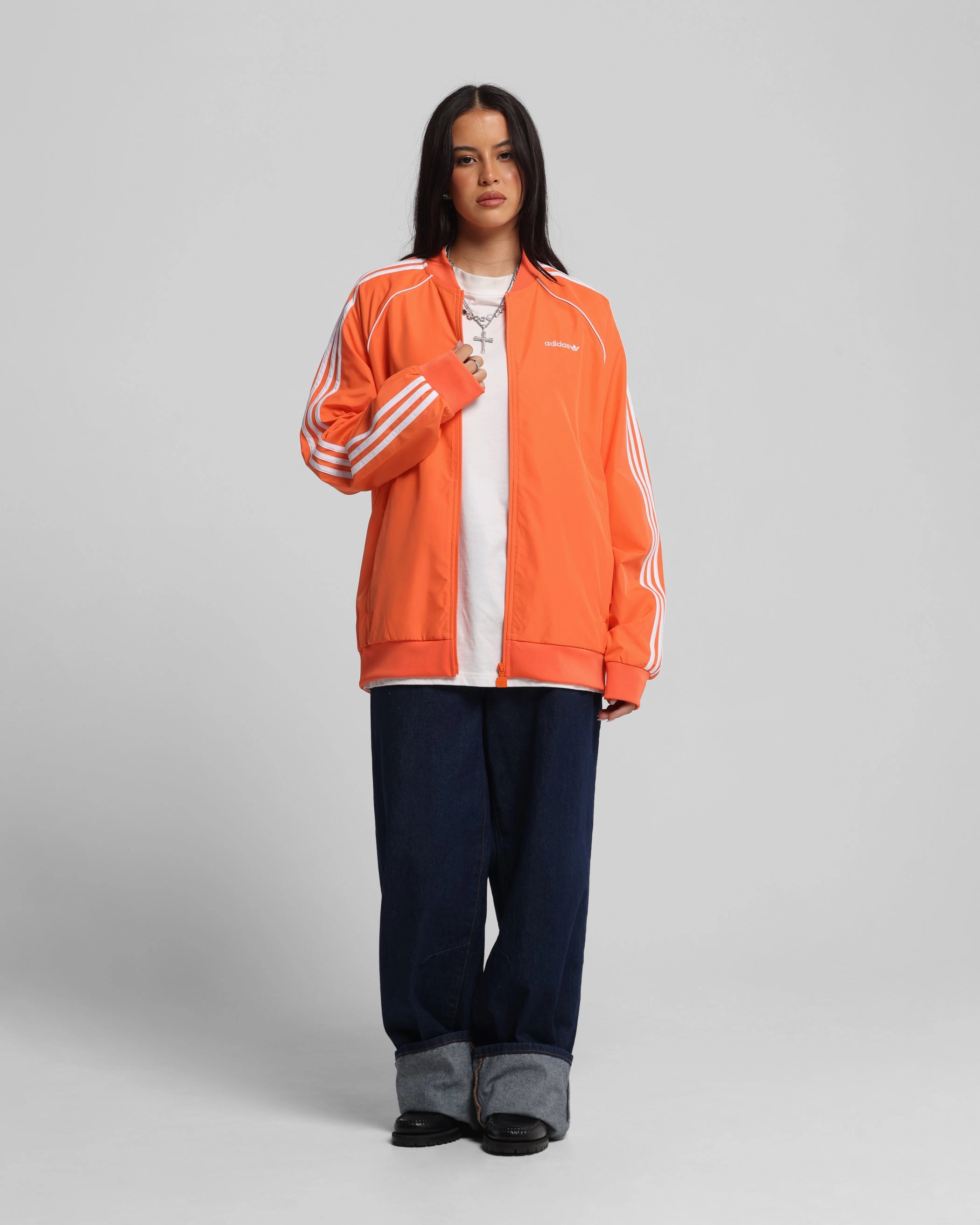 Adidas Archive Track Jacket Orange Mountain