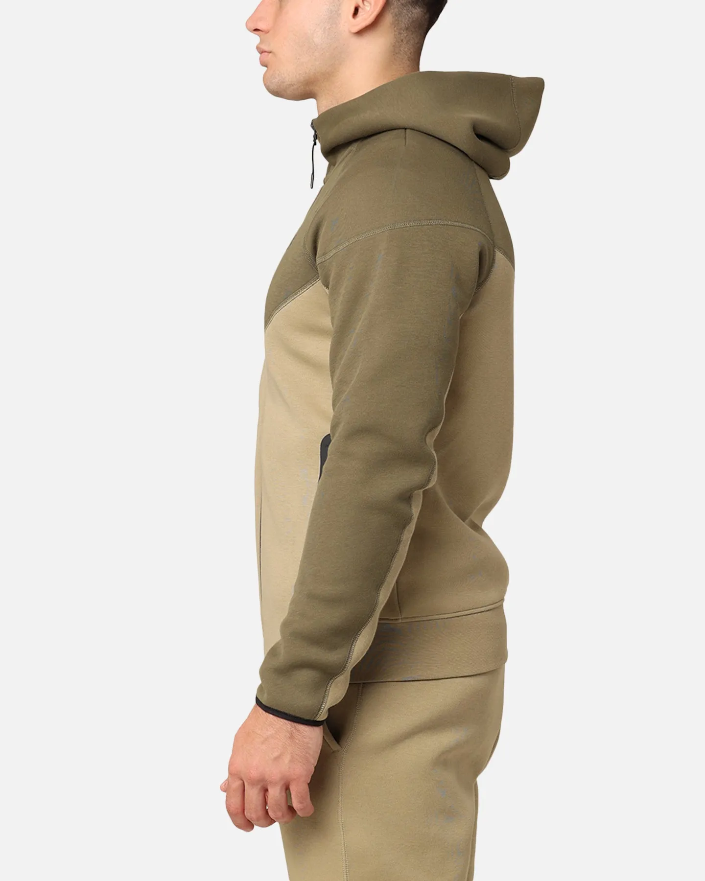 Nike Sportswear Tech Fleece Windrunner Full Zip Hoodie Neutral Olive Develop Cherish