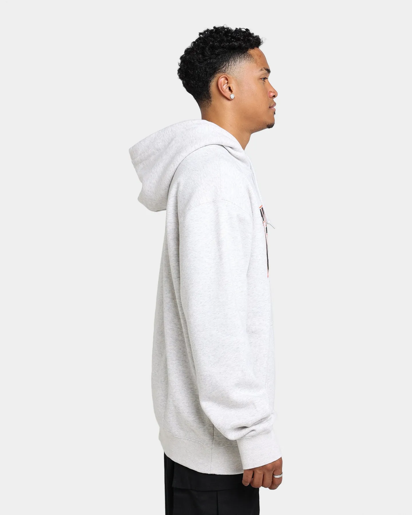 Taped Zipper Closures Survive HUF X Thrasher Bayview Pullover Hoodie Athletic Heather