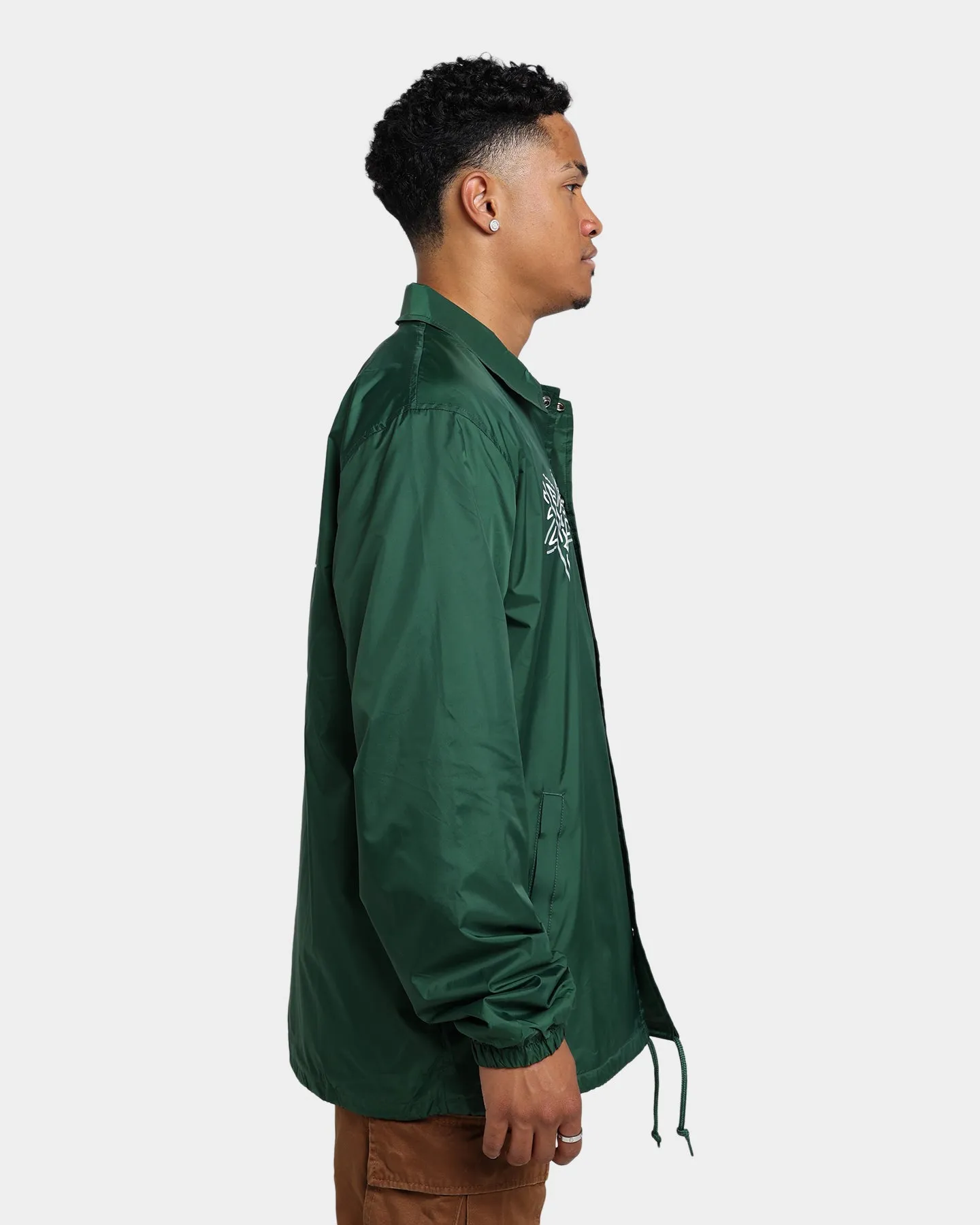 HUF X Thrasher Split Coaches Jacket Forest Green Thermoregulating Technology