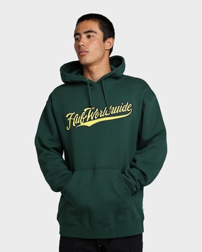 HUF Crackerjack Hoodie Forest Green Antiperspirant Collarless