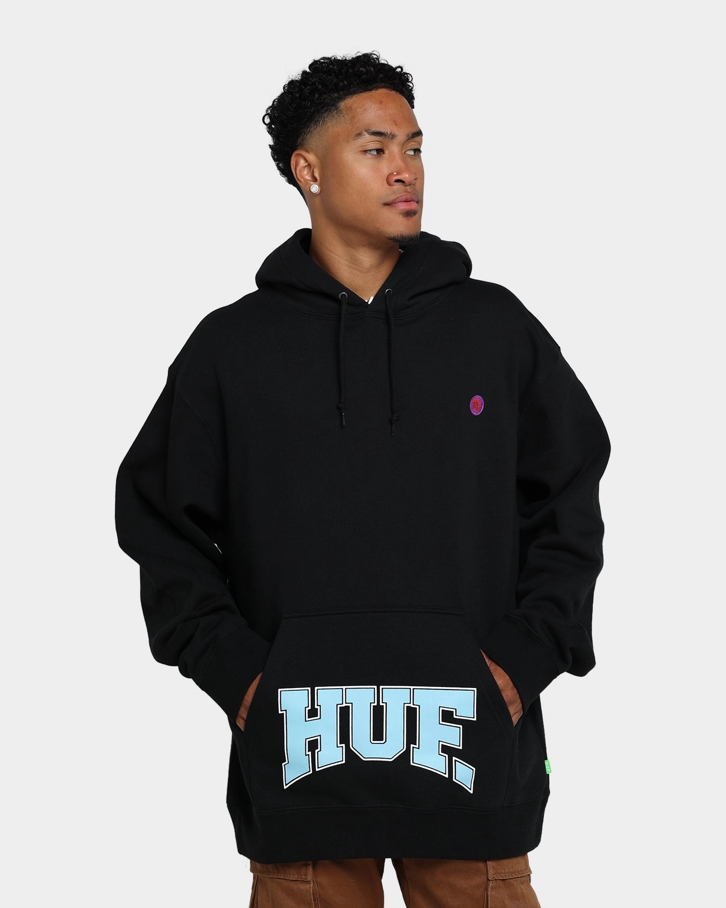 SeamSealed Construction HUF Draft Pick Pullover Hoodie Black