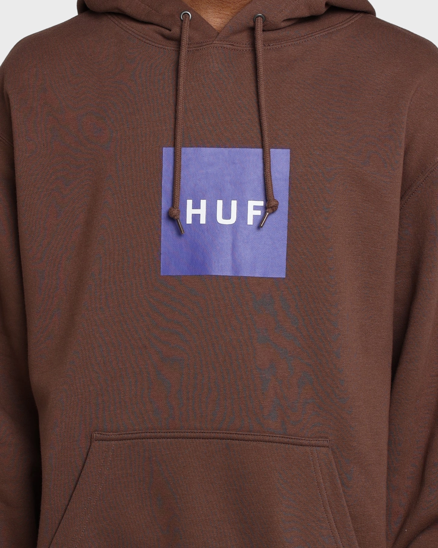 HUF Essentials Box Logo Hoodie Brown Selection