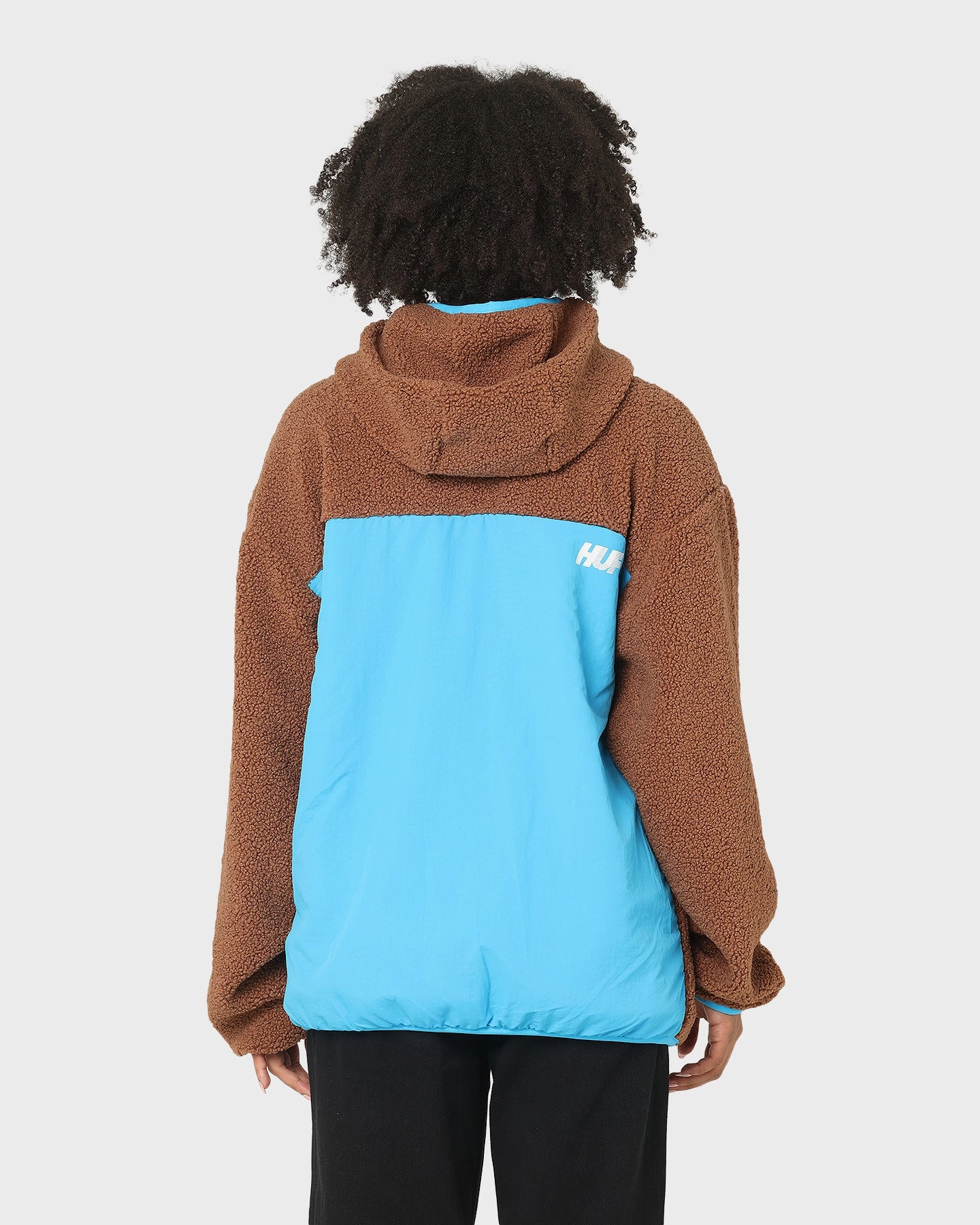 HUF Fort Point Sherpa Jacket Dust Brown Compromise