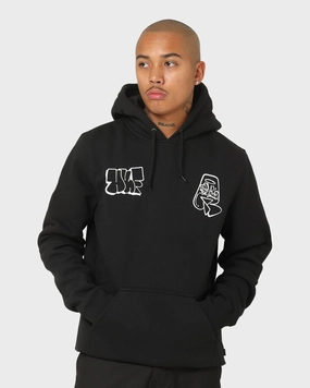 HUF Remio Pullover Hoodie Black Friendship