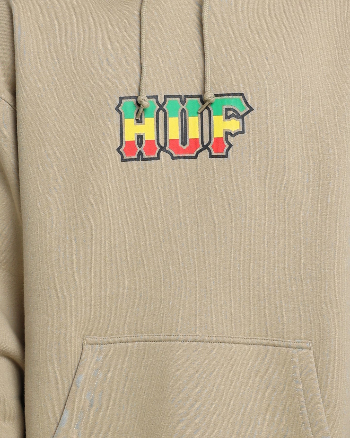 club Cold Shield HUF Righteous Pullover Hoodie Tan