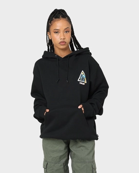 HUF X Marvel Ghost Rider TT Hoodie Black bar