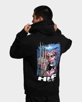 HUF X Marvel Weapon X Hoodie Black Wrap