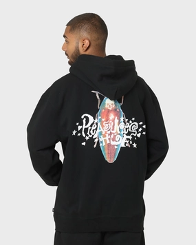 suitable for school uniforms DurableShell HUF X Pleasures Beetle Pullover Hoodie Black