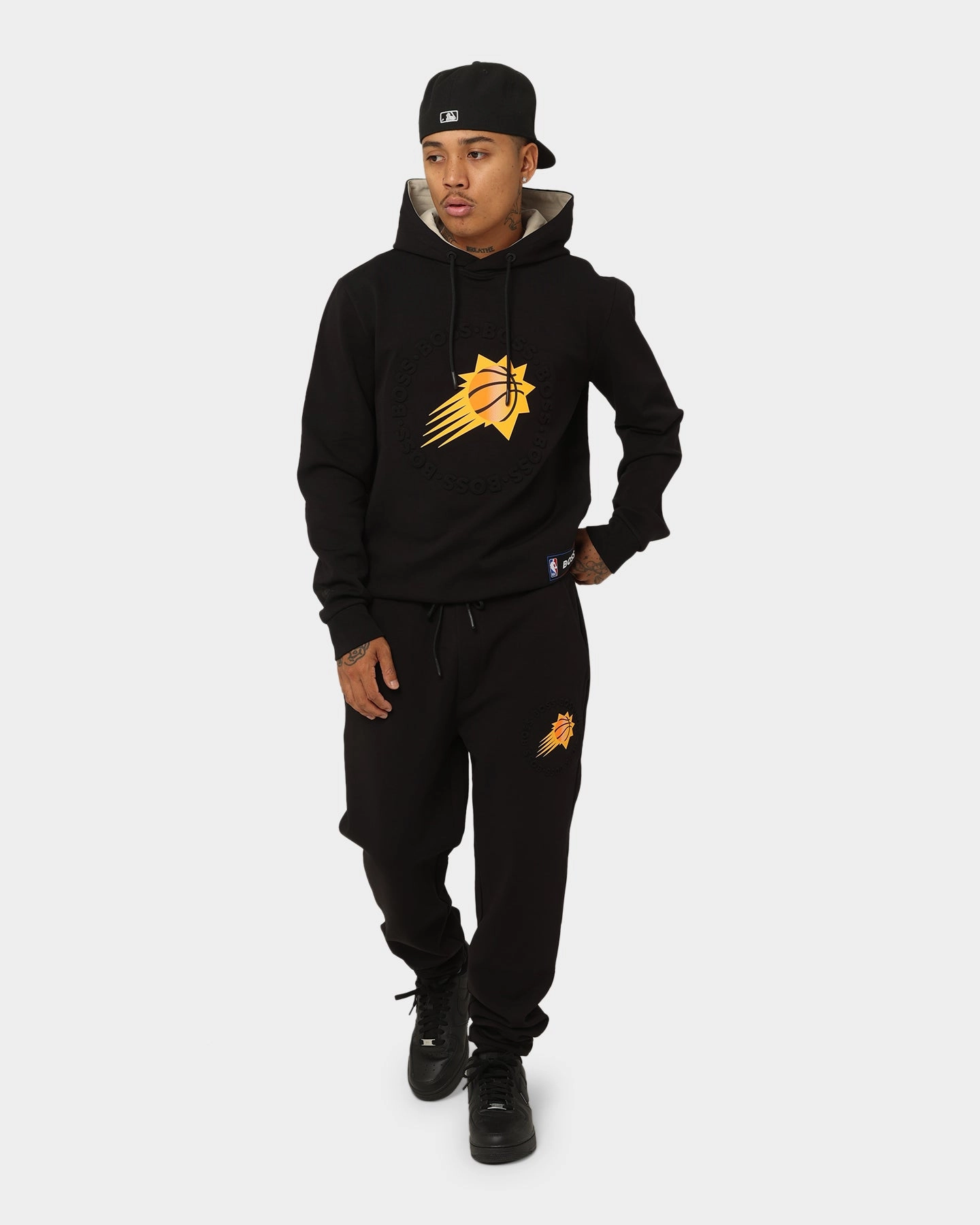 Hugo Boss Phoenix Suns Basic Hoodie Charcoal Volunteer