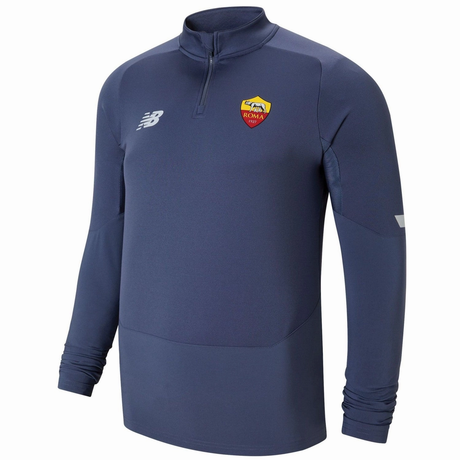 AS Roma training technical Soccer tracksuit 2021/22 grey - New Balance hemp