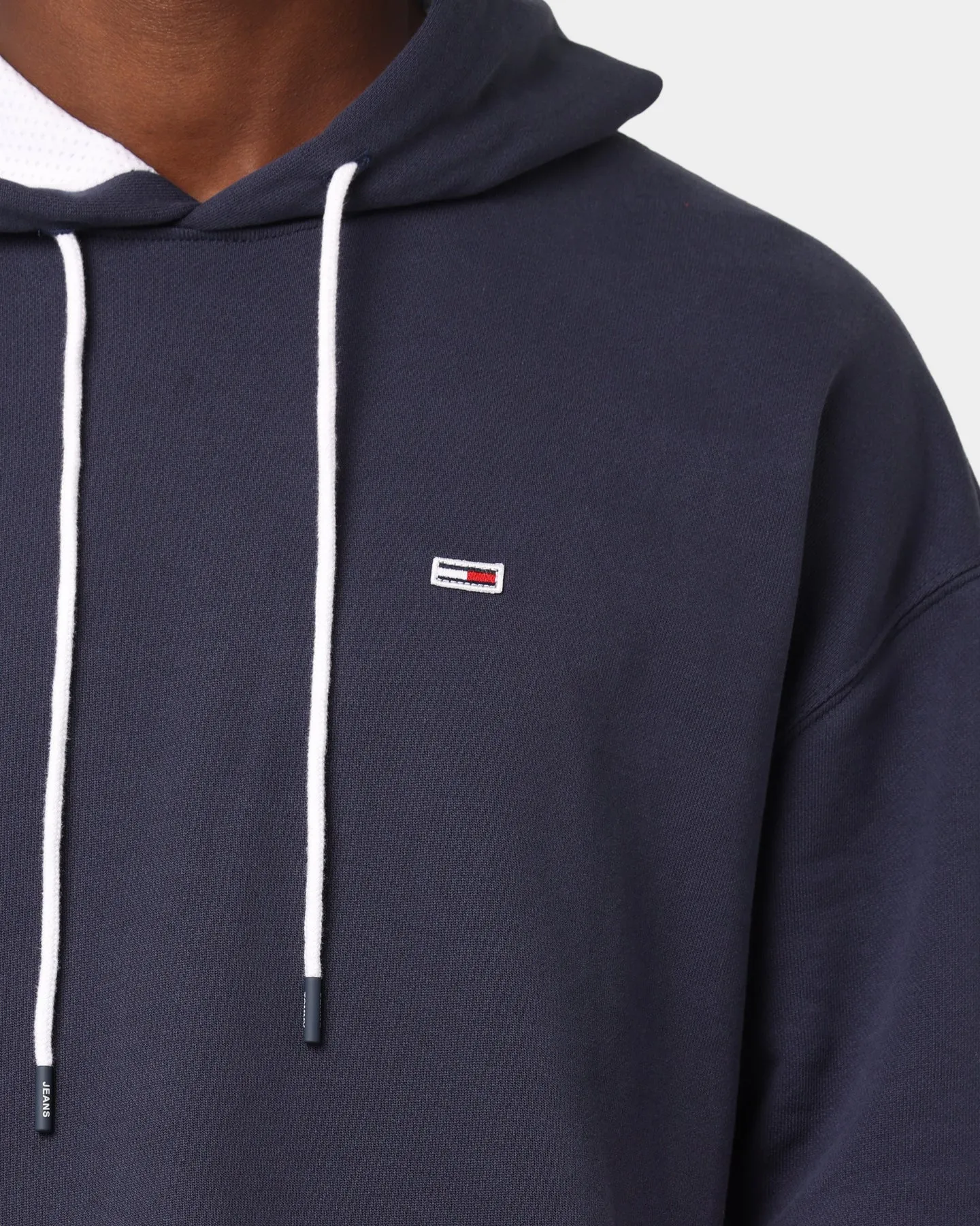 Tommy Jeans Rugby Stripe Contrast Lining Hoodie Twilight Navy/Multi Durable Material