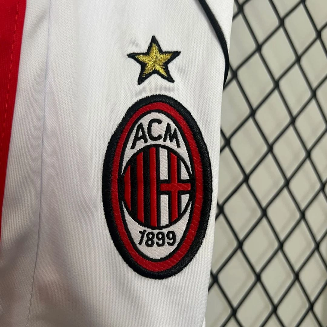 Quick Fit Body Mapping Technology AC Milan 2006/07 UEFA Champions League Final Away Jersey Kids