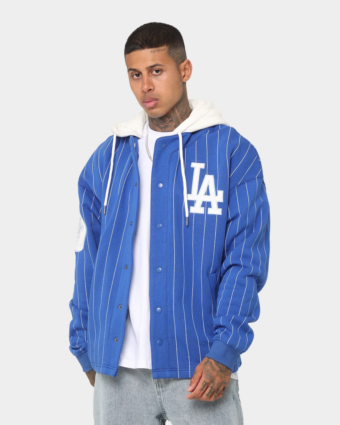 Majestic Athletic Los Angeles Dodgers Fleece Replica Hooded Jacket Galactic Cobalt Example Receipt