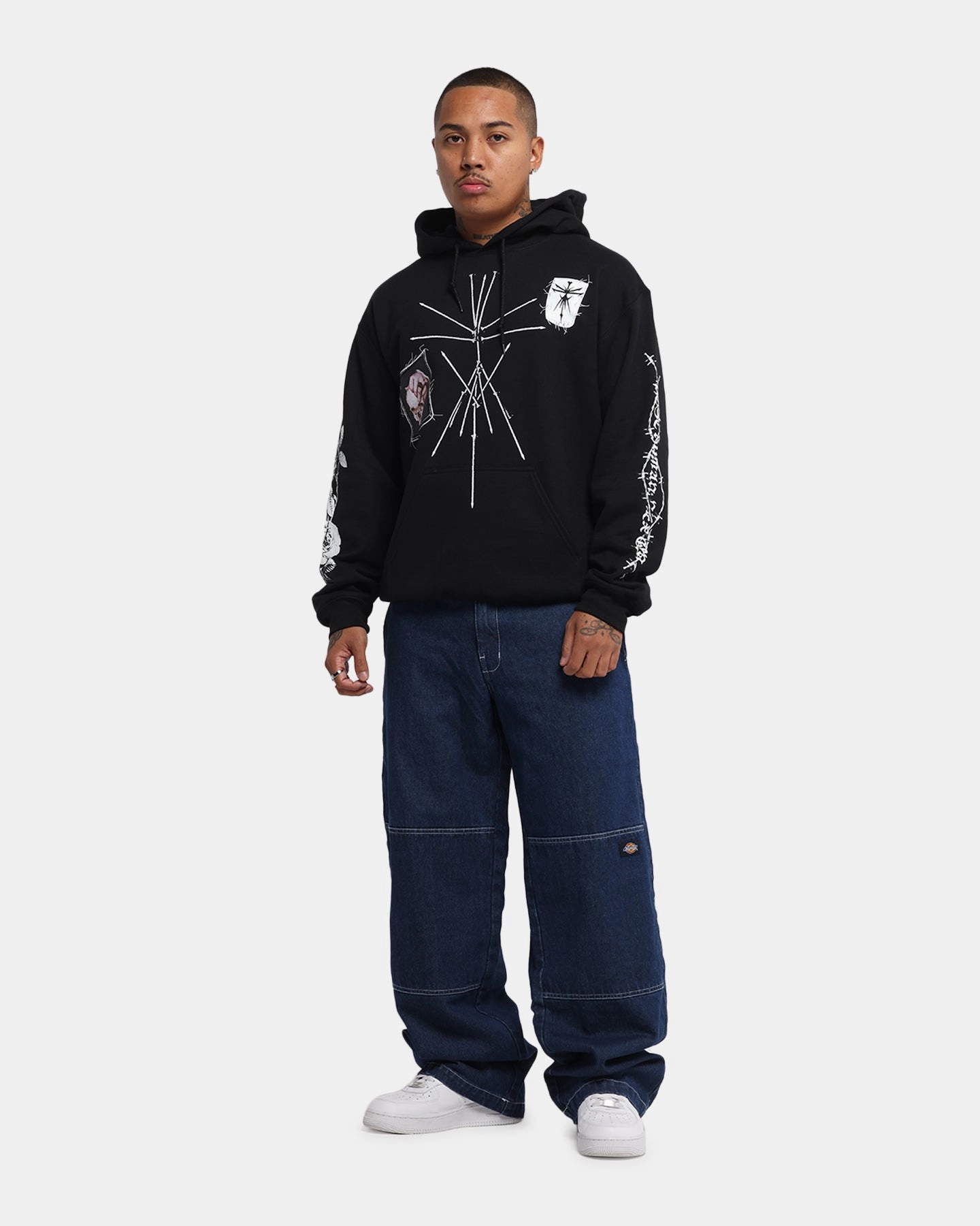 Dickies 82-283AU Denim Jeans Rinsed Indigo Quick Move Double Needle Stitching