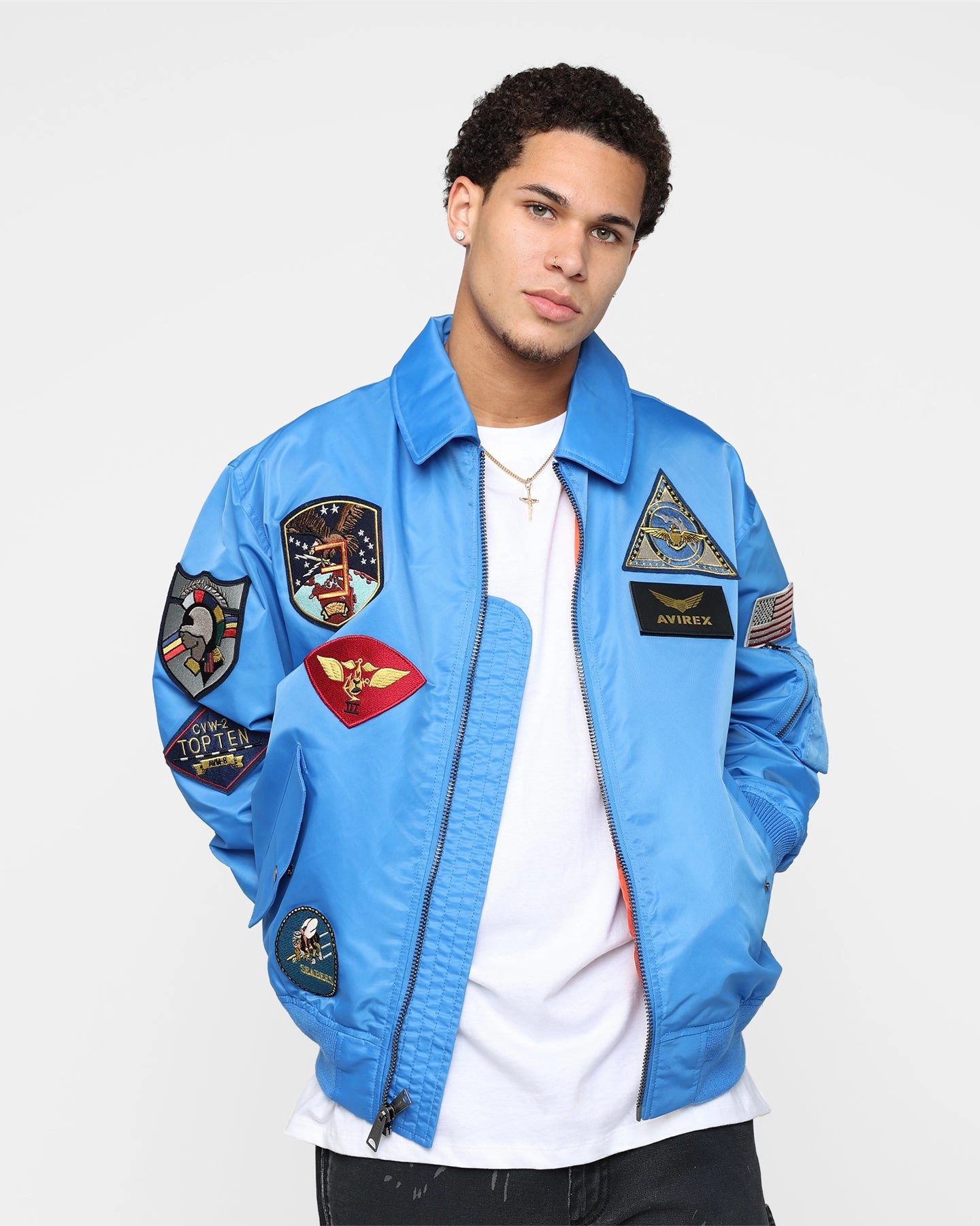 Avirex CWU-45P Flight Jacket Super Sonic Flexible Shell Cream