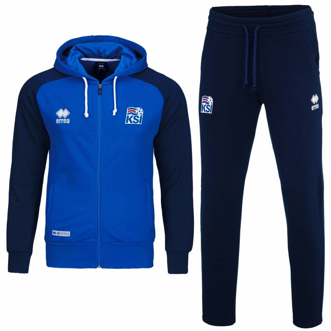 Gift Iceland World Cup Hooded Presentation Soccer Tracksuit 2018/19 - Errea