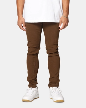 Saint Morta Dynasty Jeans Vintage Brown Street Fashion Breathable Vibrant Trendy